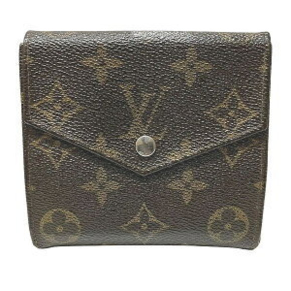 Louis Vuitton Monogram Porte Monnaie Ecarte Bifold Wallet - Picture 1 of 8
